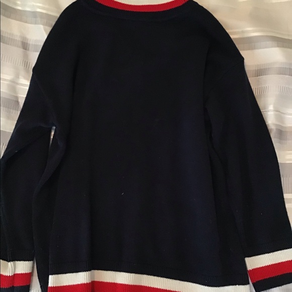 Tommy Hilfiger Striped Trim Sweater - Picture 4 of 4